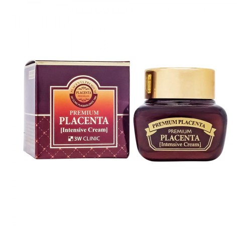 Антивозрастной крем для лица с плацентой 3W Clinic Premium Placenta Intensive Cream, 50 g