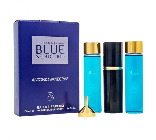 Набор 3в1 Antonio Banderas Blue Seduction, 100ml, Набор 3в1