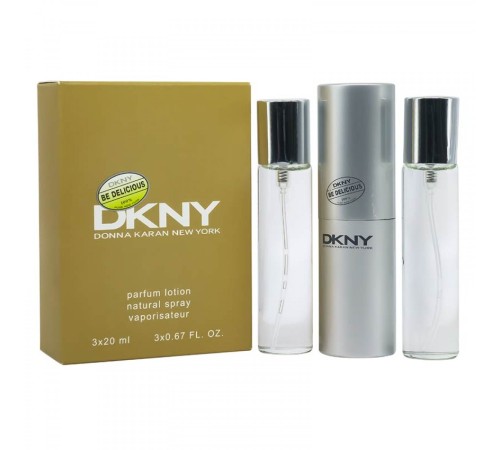 Donna Karan DKNY Be Delicious, edt., 3*20 ml, Набор духов 3 по 20 мл