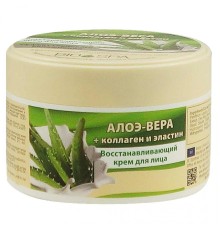 B.J. Bio Spa Крем Алоэ + Вера + Коллаген И Эластин Для Лица, 200 мл