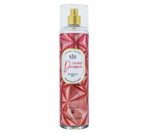 Спрей для тела V.V.Love Fine Fragrance Lovely Dream, 250ml, Спрей для тела