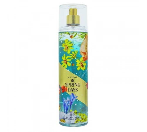 Спрей для тела V.V.Love Fine Fragrance Spring Days, 250ml (зеленый), Спрей для тела