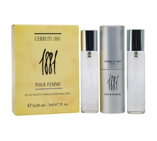 Cerruti 1881, edp., 3*20 ml, Набор духов 3 по 20 мл