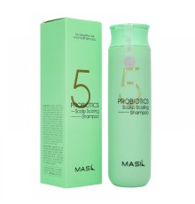 Шампунь с пробиотиками для глубокого очищения 5 Probiotics Scalp Scaling Shampoo Masil, 300ml (оригинал)