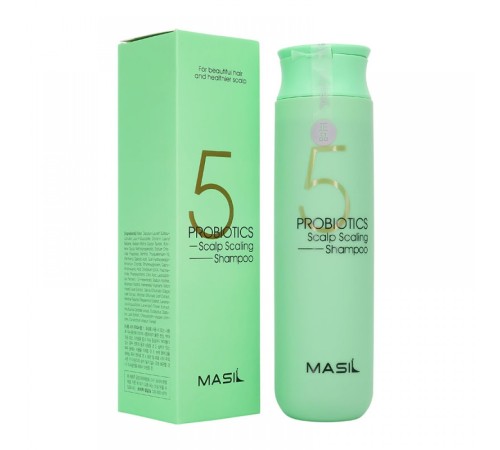 Шампунь с пробиотиками для глубокого очищения 5 Probiotics Scalp Scaling Shampoo Masil, 300ml (оригинал), Средства для волос оригинал