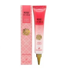 Осветляющий крем для век с экстрактом розы Rose Eye Cream 3W CLINIC 40ml