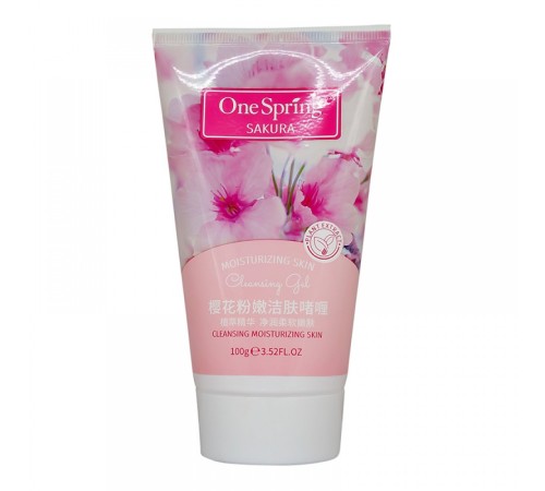 Гель для умывания One Spring Sakura, 100ml, Для Лица