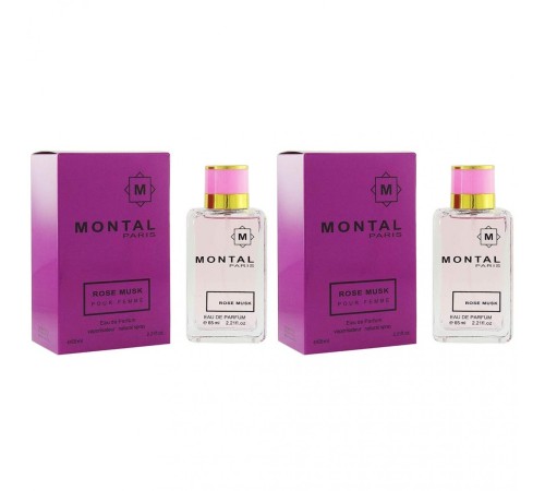 Набор Montal Rose Musk Pour Femme, edp., 65 ml, Наборы 2 по 50 мл