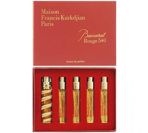 Набор Maison Francis Kurkdjian Baccarat Rouge 540 Extrait, edp., 5*12 ml, Подарочные наборы