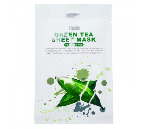 Маска для лица Tanzero Green Tea Sheet Mask