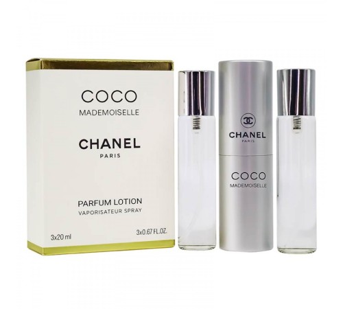 Chanel Coco Mademoiselle, 3*20 ml, Набор духов 3 по 20 мл