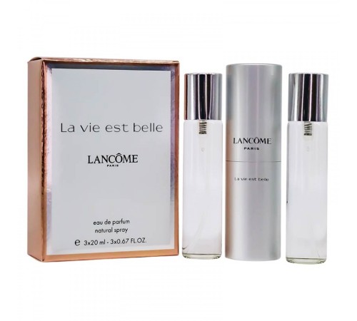 Lancome La Vie Est Belle, edt. 3*20 ml, Набор духов 3 по 20 мл