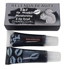 Скраб для губ Belenda Beauty Charcoal 2 in 1