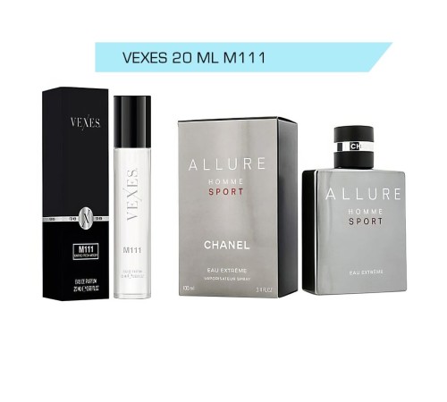 Vexes M-111 (Chanel Allure Homme Sport), 20ml, Номерная парфюмерия