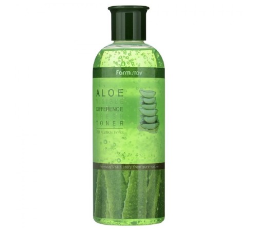 Освежающий тонер с алоэ Farm Stay Visible Difference Fresh Toner Aloe, 350ml, Тонеры, тоники