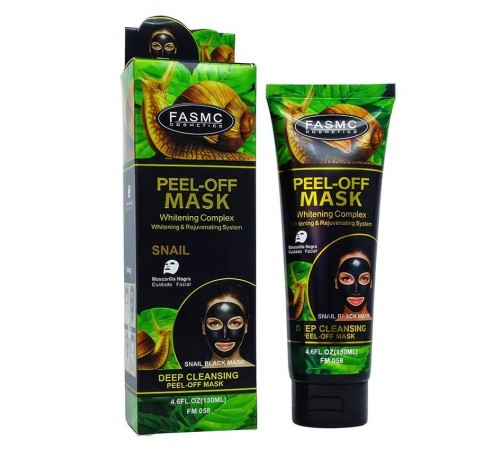 Маска-пленка очищающая Fasmc Black Mask Snail, 130ml, Маски для лица