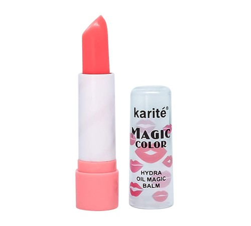 Блеск+бальзам для губ Karite Magic Color (розовый) 24шт