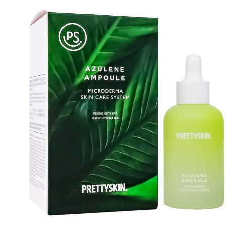 Сыворотка для лица Prettyskin Azulene Ampoule, 40ml, Сыворотка Оригинал