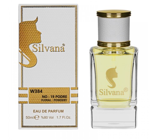 Silvana W-384 (Chanel №19 Poudre) 50ml, Номерная парфюмерия