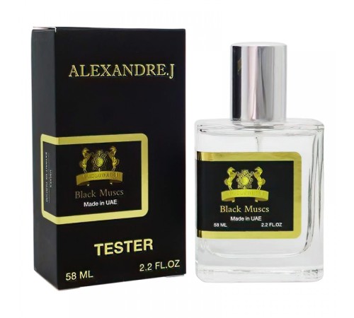 Тестер Alexandre.J Black Muscks, 58ml, Тестеры духов