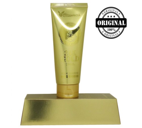 ЕЛЗ 24k Gold Пенка для умывания 24k gold snail Cleansing Foam 180мл, Средства для умывания