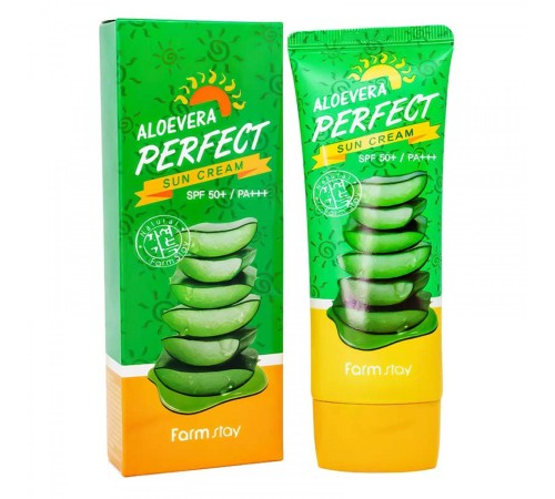 Солнцезащитный крем Farmstay Aloevera Perfect SPF 50++, 70ml, Солнцезащитные крема