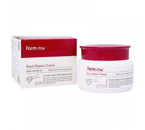 Крем для лица Farm Stay Snail Repair Cream, 100gr, Для Лица