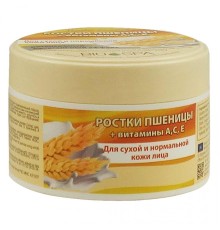 B.J.Bio Spa Крем С Ростками Пшеницы + Витамины A,C,E Для Лица В Банке, 200 мл