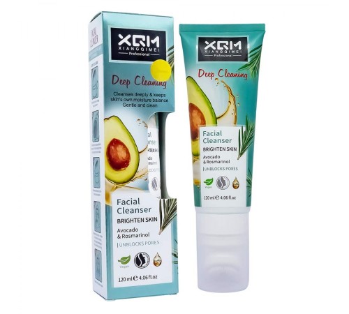 Гель для умывания с щеточкой XQM Avocado & Rosmarinol, 120ml, Средства для умывания