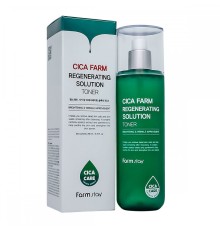 Восстанавливающий тонер для лица с центеллой азиатской FarmStay Cica Farm Regenerating Solution Toner, 200ml