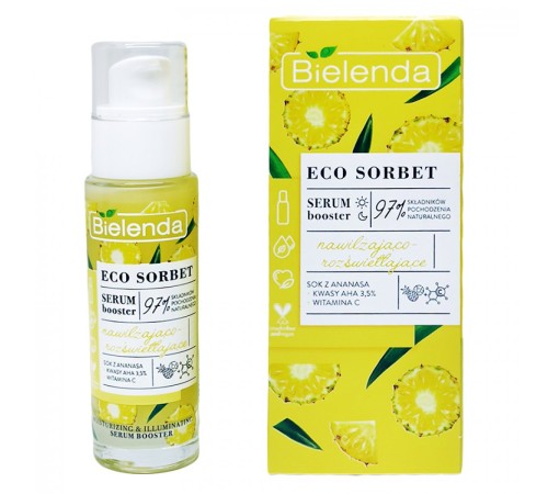 Сыворотка для лица Bielenda Eco Sorbet Pineapple 30 ml, Для Лица