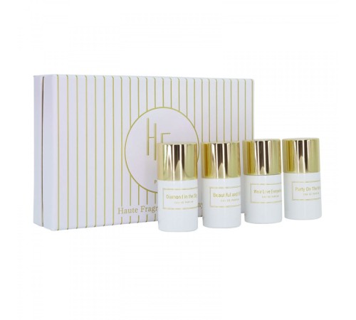 Набор HFC Travel Set White, Edp, 4x15 ml (БЕЛЫЙ), Подарочные наборы