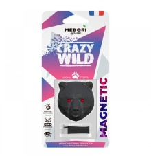 Меловой авто-парфюм на дефлектор 3D Medori Crezy Wild Magnetic