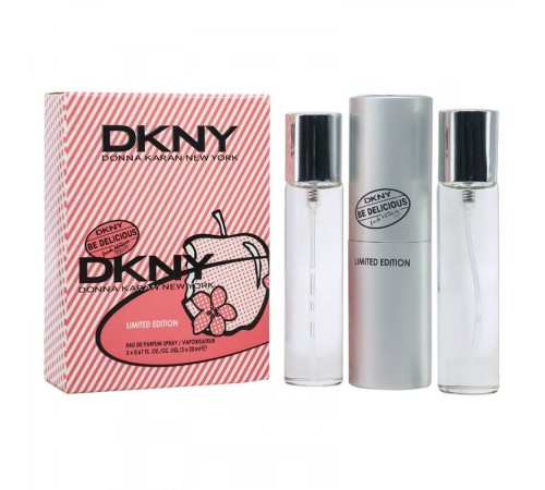 DKNY Be Delicious Fresh Blossom Limited Edition, edp., 3*20 ml, Набор духов 3 по 20 мл