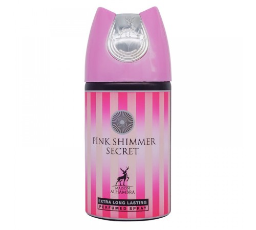 Дезодорант Alhambra Pink Shimmer Secret, 250ml, Парфюмированные Дезодоранты