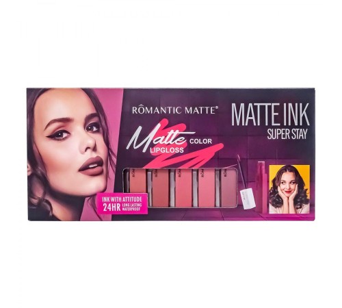 Набор блесков для губ Romantic Matte 12шт