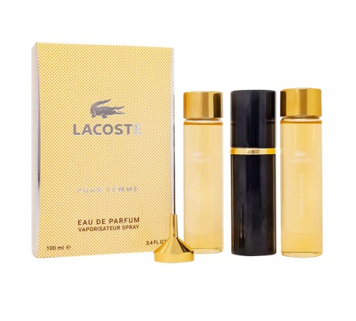 Набор 3в1 Lacoste Pour Femme, 100ml, Наборы духов