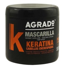 Agrado Маска Кератиновая "  Keratin" Питательно-Восстанавливающий, Д/Вьющихся Волос, 500 мл