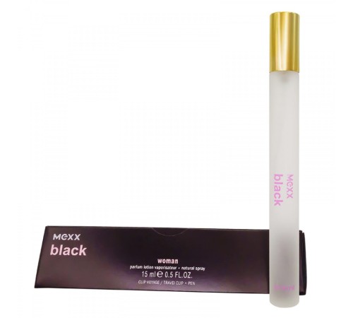 Mexx Black Woman, edt., 15 ml, Духи 15 мл (треугольник)