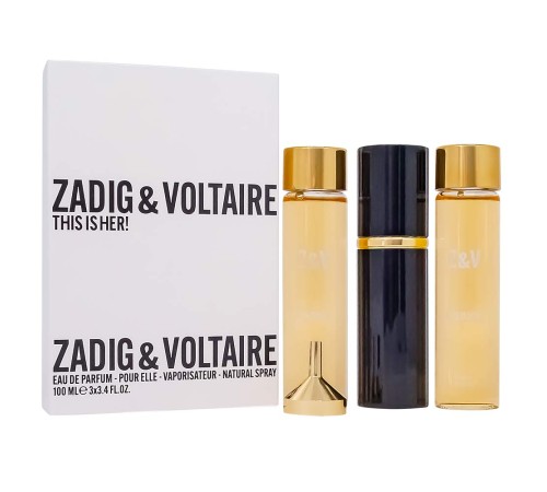 Набор 3в1 Zadig Voltaire This Is Her, 100ml, Наборы духов