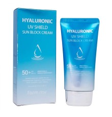 Солнцезащитный крем для лица с гиалуроновой кислотой Farm Stay Hyaluronic UV SPF 50+++Shield Sun Block Cream, 70g