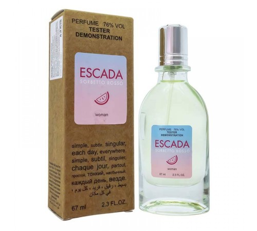 Тестер Escada Sorbetto Rosso,edp., 67ml, Тестеры духов