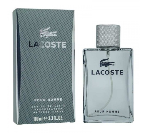 Lacoste Lacoste Pour Homme, edt., 100 ml (серая), Мужская парфюмерия 50-125 мл