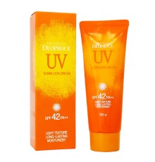 Солнцезащитный крем для лица и тела Deoproce UV Defence Sun Block Cream SPF 42+ PA++ , 100g