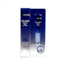 Сыворотка для век 3w Clinic Collagen Retinol Eye Ball Serum c массажером