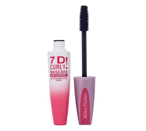 Тушь для ресниц Million Pauline 7D Curly! Mascara Waterproof (розовый футляр), Тушь