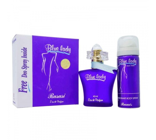 Rasasi Blue Lady,edp., 40+50ml, Rasasi