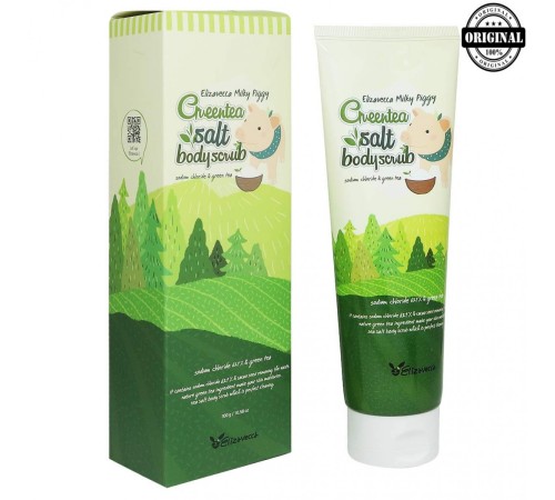 ЕЛЗ Скраб для тела с экстрактом зеленого чая Greentea salt Body scrub 600 гр (Корея)