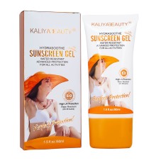 Увлажняющий , водонепроницаемый, солнцезащитный гель KaliyaBeauty SPF 50+++