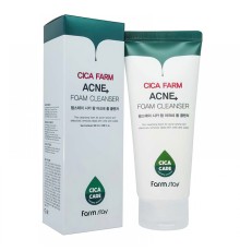 Очищающая пенка с центеллой азиатской для проблемной кожи FarmStay Cica Farm Acne Foam Cleanser 180ml